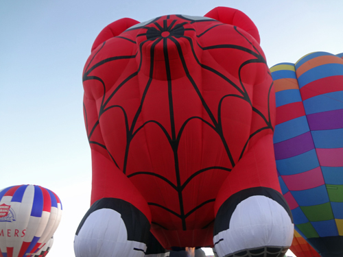 Spyderpig hot air balloon 