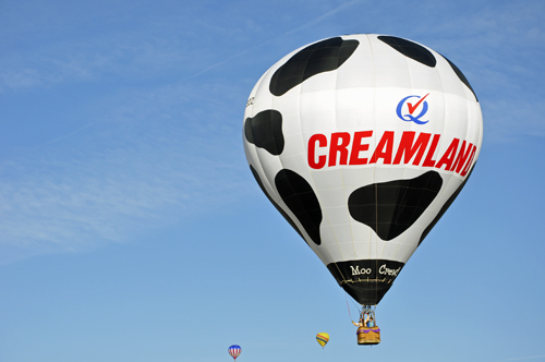 The Creamland balloon