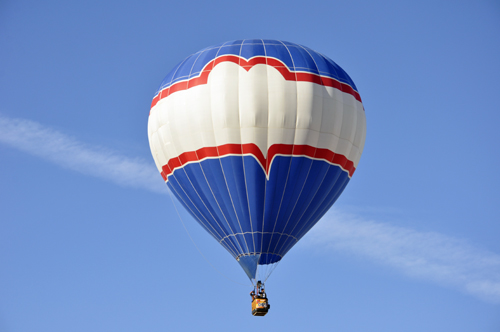 hot air balloon rising again