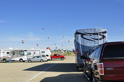 The two RV Gypsies ready to leave in thier RV