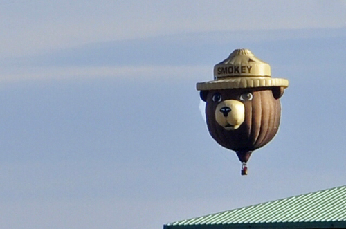 Smokey the Bear hot air balloon