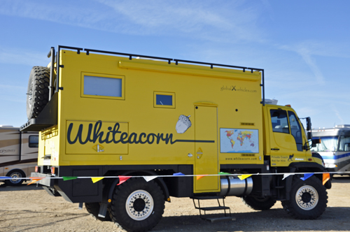  an RV in the campground