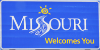 sign: Missouri welcomes you