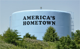 water tank: America's Hometown
