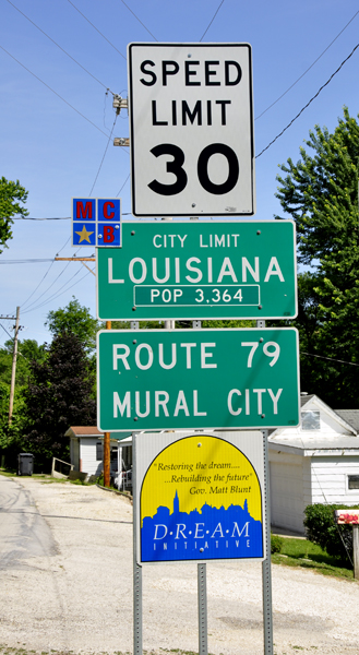 Louisiana City Limit Sign