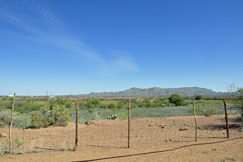 The view from the dining room window of the two RV Gypsies' RV