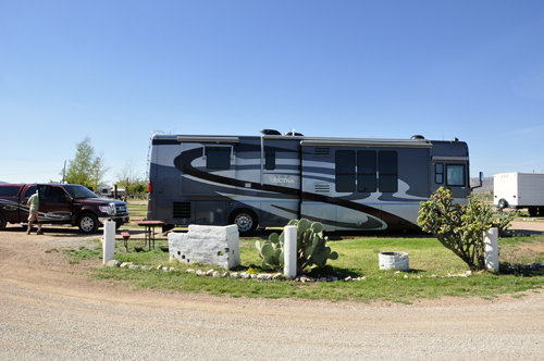 the RV of the two RV Gypsies at KOA