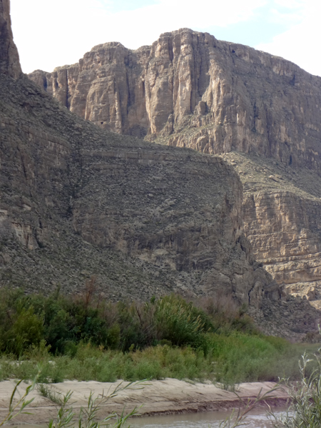 the gap in the Santa Elena Canyon