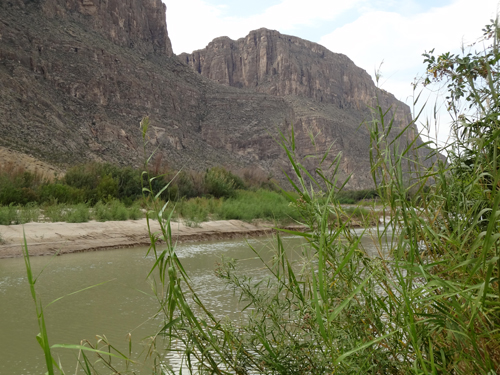 the gap in the Santa Elena Canyon