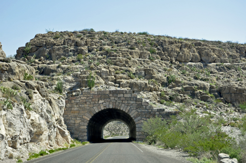 tunnel in Big Bend National Park
