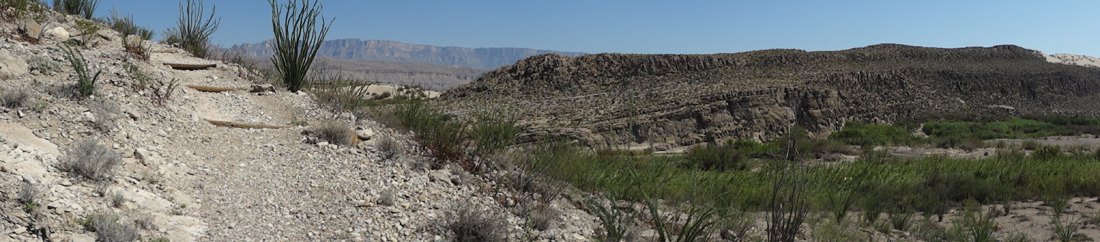 Looking across the Rio Grande into Mexico