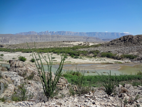 Looking across the Rio Grande into Mexico