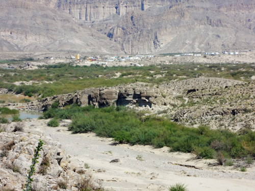 Looking across the Rio Grande into Mexico