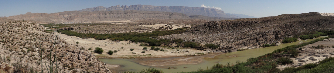 Looking across the Rio Grande into Mexico