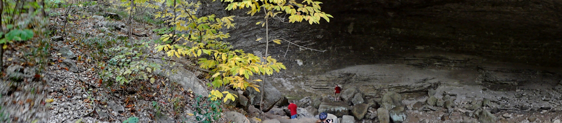 panorama of Cob Cave