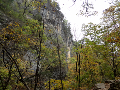 the path to and from the cave