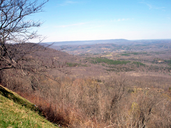 scenic overlook and tower in Jasper, Arkansas