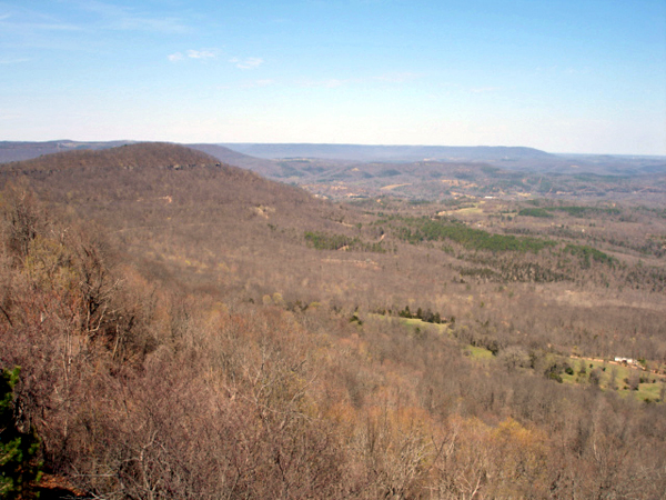 scenic overlook and tower in Jasper, Arkansas