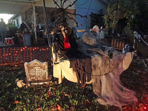 Halloween yard