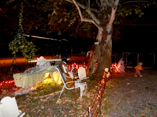 Halloween yard