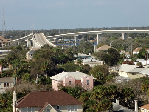 view of a strange bridge