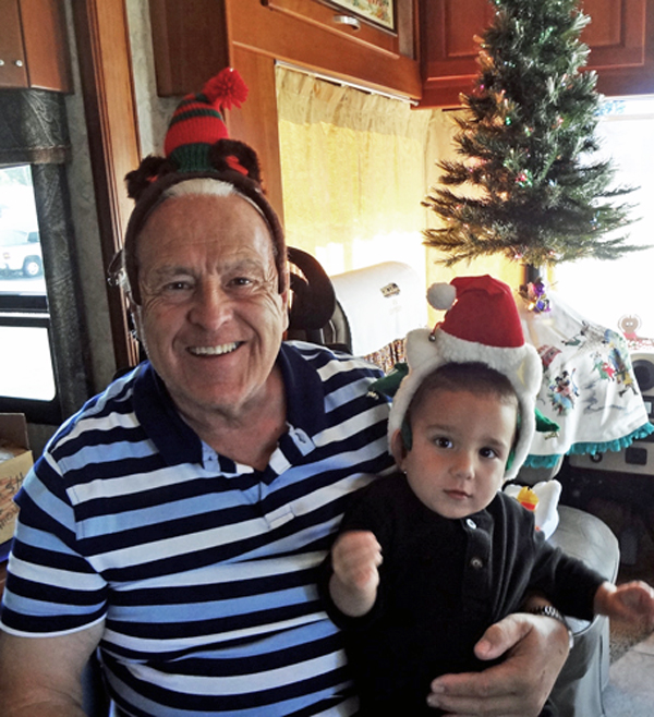 Lee Duquette and his great-grandson Anthony