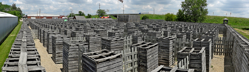 Fort Custer Maze in Clear Lake, Iowa