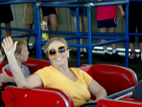 Karen Duquette on The Tornado at Adventureland