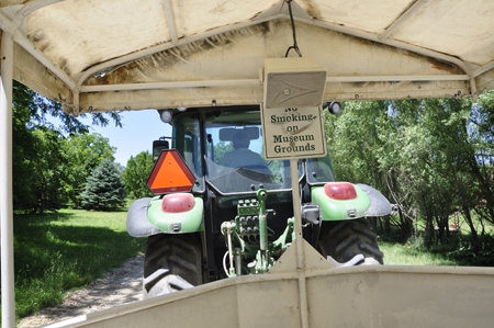 The tractor ride