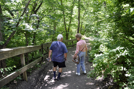 Lee Duquette on the Miller Nture Trail