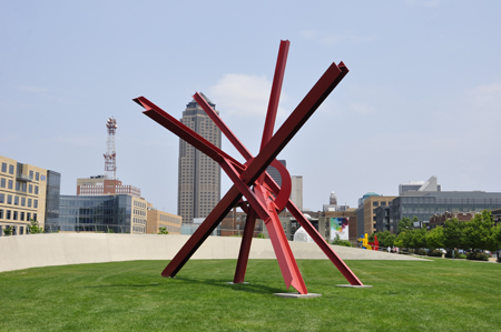 sculpture by Mark Di Suvero 