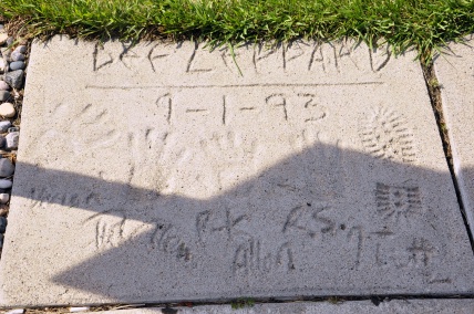 Def Zeppard's plaque at the Walk of Fame in Fargo