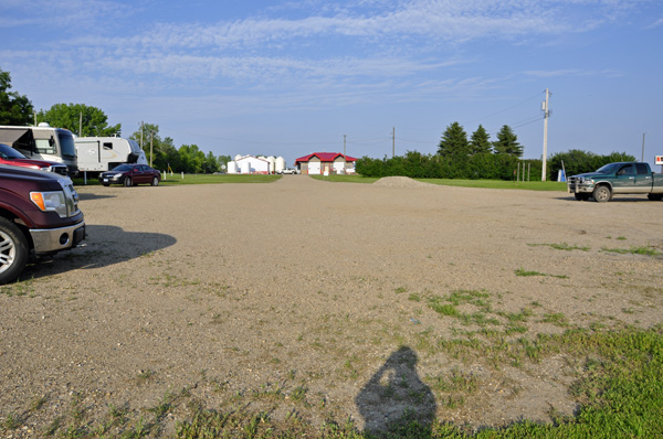 looking toward the park entrance.