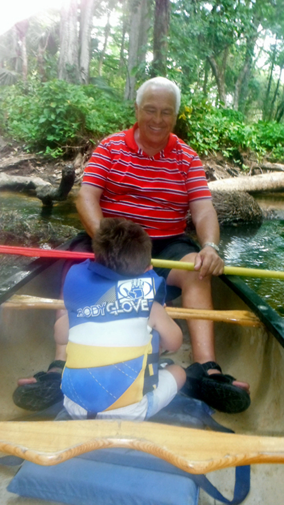 Lee Duquette and his Great-Grandson