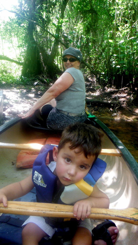 Karen Duquette and her Great-Grandson