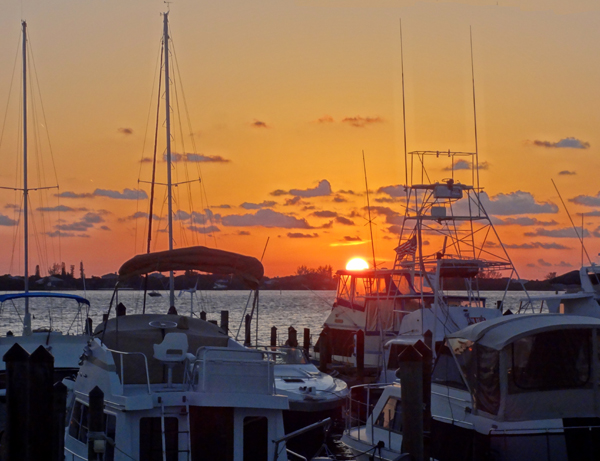 Sunset photo at Zeke's