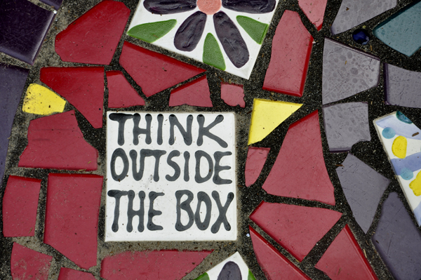 walkway tile - think outside the box