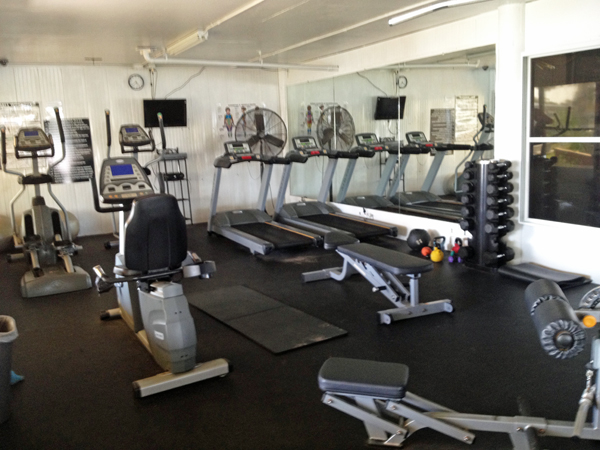 the exercise room