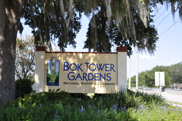 Bok Tower Gardens sign