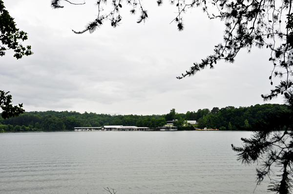 view from Lake Hartwell State Sign