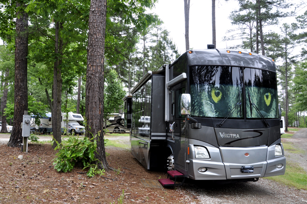 The RV of the two RV Gypsies at Anderson SC KOA