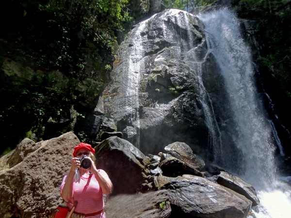 Kaaren Duquette at High Shoals Falls