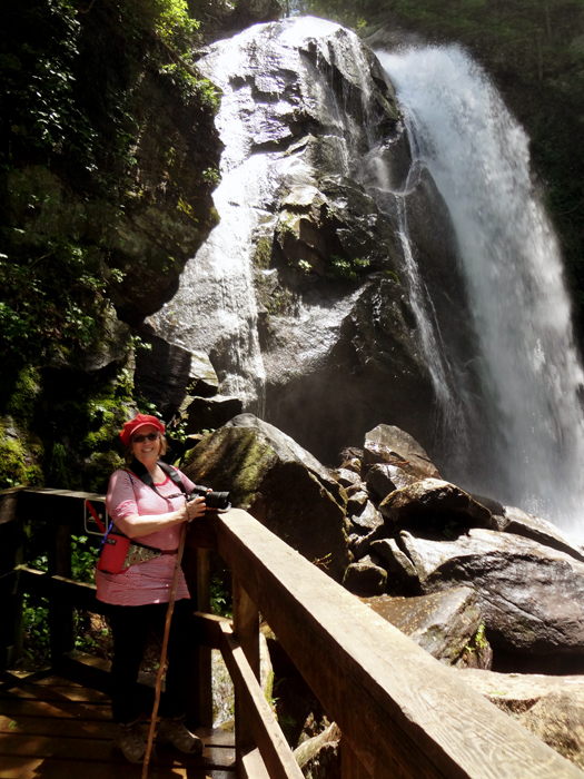 Kaaren Duquette at High Shoals Falls