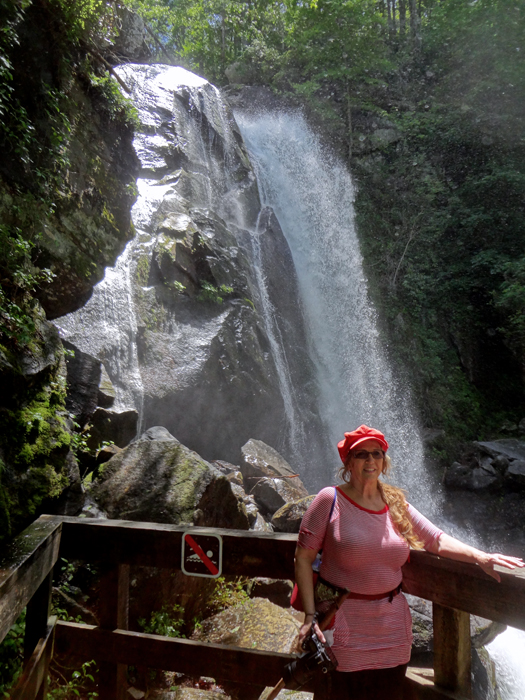 Kaaren Duquette at High Shoals Falls