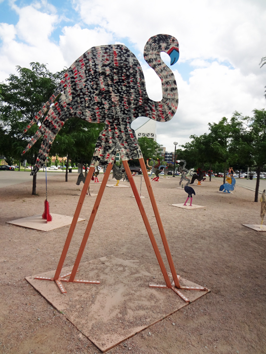 Flock of Finns Sculpture Garden in Louisville KY