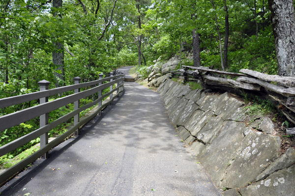 trail to the next section - The Gap