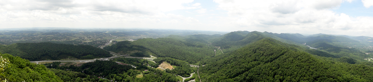 panorama at Cumberland Gap National Park