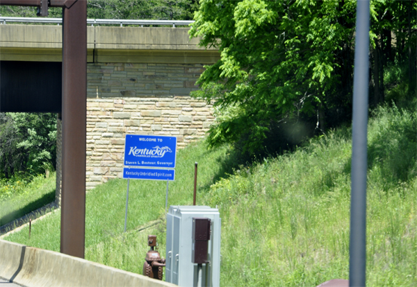 Welcome to Kentucky sign