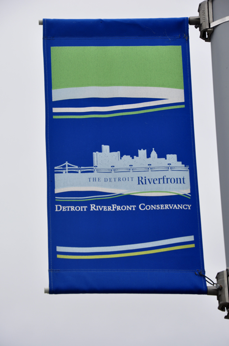 Detroit Riverfront flag