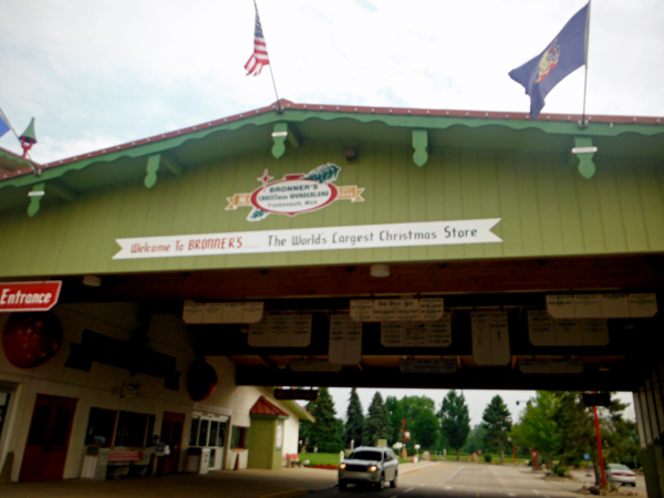 entrance to Bronners Christmas Wonderland